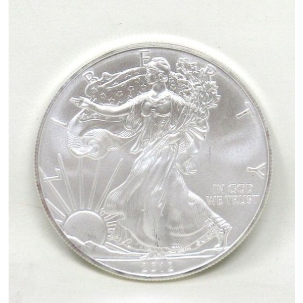 1 Oz .999 Silver 2012 Walking Liberty Coin 