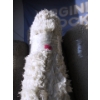 Image 1 : 8' x 10' White Feathery Shag Area Carpet