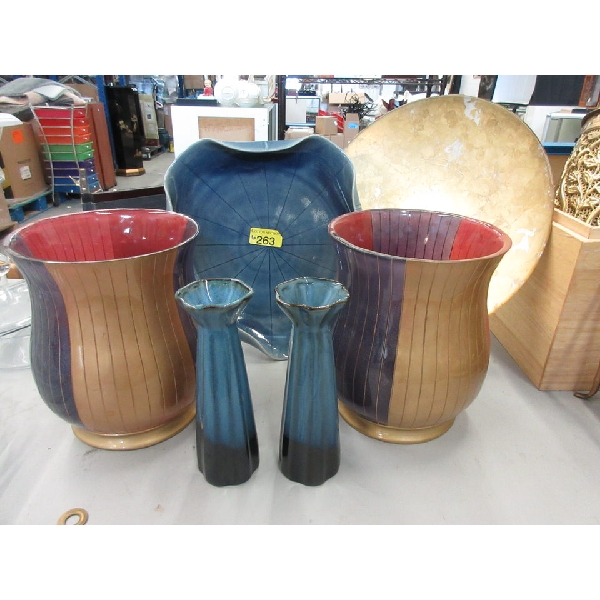 6 Piece Lot of Decorative Vases and Plates