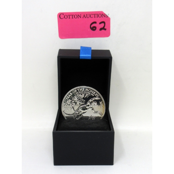 1 Oz .999 Silver Year of the Monkey Coin 