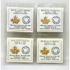 Image 8 :  4 Coins x .5 Gram .9999 Fine Gold Coin Set 