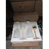 Image 1 : 2 Sets of 4 New Large Brass Plated Wine Glasses