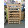 Image 1 : 48 Bottle Pine Wine Rack - 9" x 32" x 49" tall