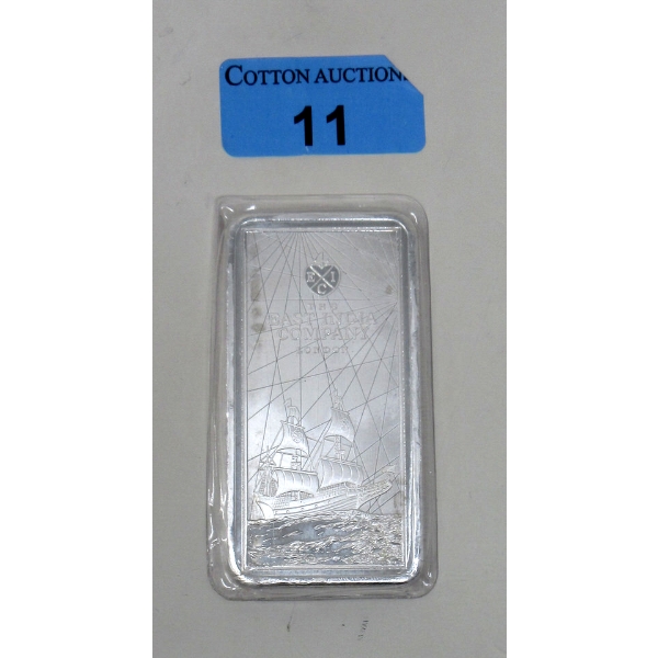 8 Oz/250 Gram .999 Silver 2021 St. Helena Legal Tender Bar