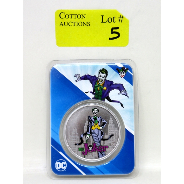 1 Oz .999 Silver 2024 DC The Joker Coin 