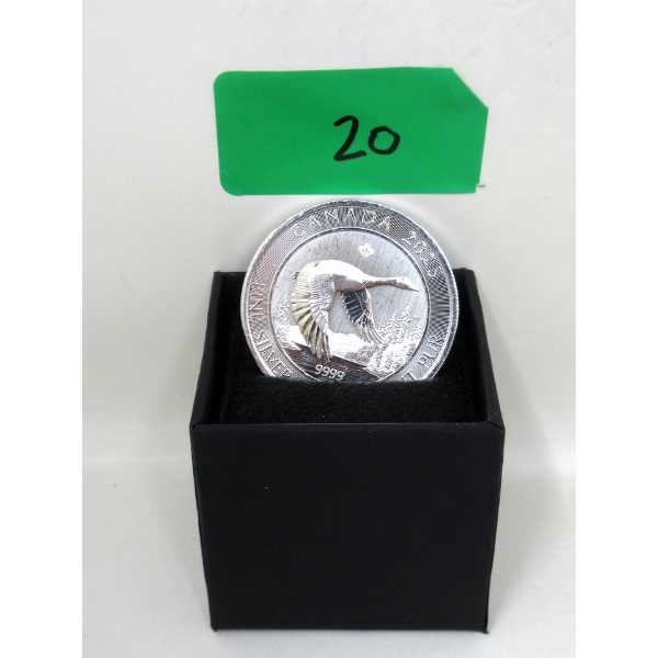 2 Oz .9999 Silver 2025 Canada Goose Coin 
