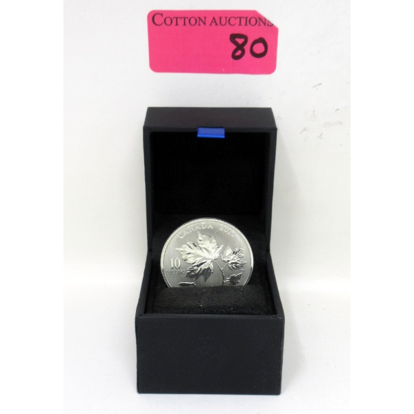 1/2 Oz .9999 Silver Canada Maple Leaves Coin 