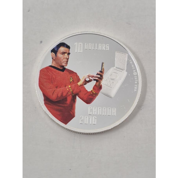 Half Oz .999 Silver 2016 Star Trek: Scotty Coin 