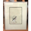 Image 1 : Signed Raymond Chow 1984 Sheet Music Drawing