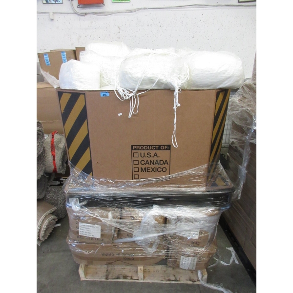 Double Stacked Skid of New White 5mm Headbands