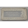 Image 2 : 1 Oz. 999 Silver Franklin D. Roosevelt Bar 