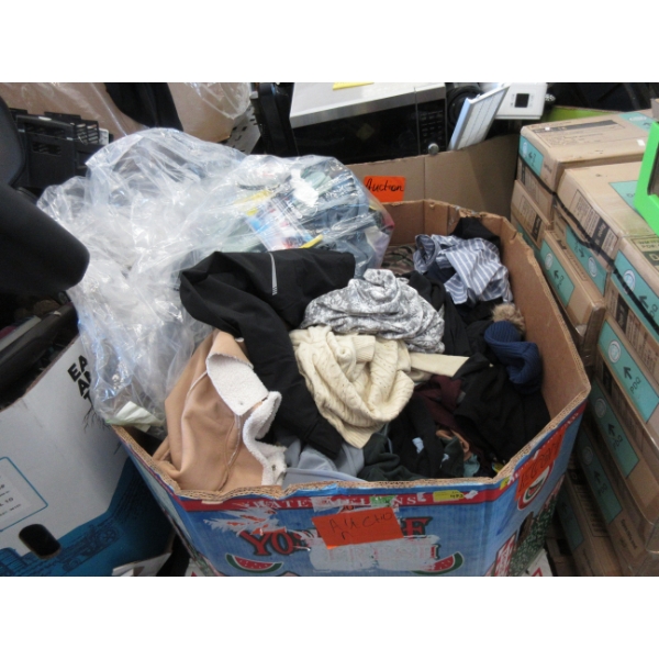 Skid of Overstock & Customer Return Clothing - As Is