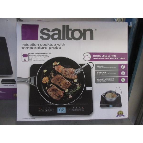 Salton Induction Cooktop w/ Temperature Probe