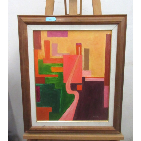 L. Donati Signed Original Abstract Painting
