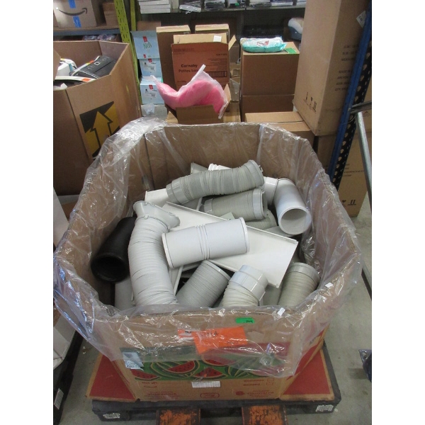 Skid of Assorted Portable Air Conditioner Vent Hoses