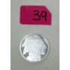 Image 1 : 1 Oz .999 Silver Indigenous/Buffalo USA Round 