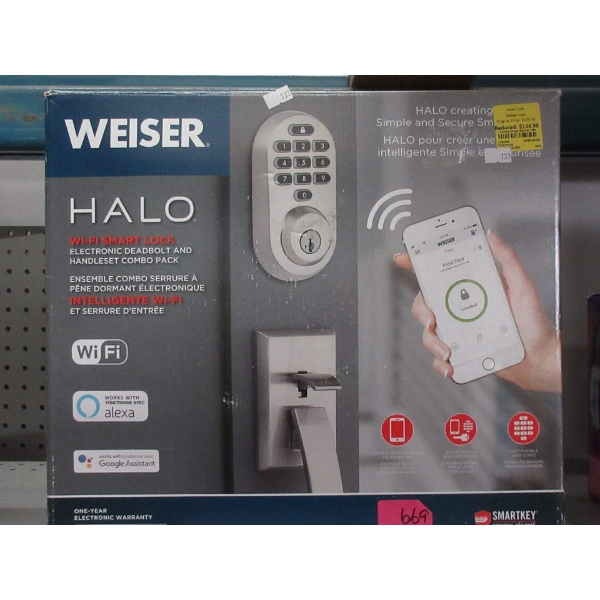 Weiser Halo Wi-Fi Smart Lock 