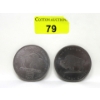 Image 1 : 2 x 1 Oz .999 Fine Titanium Buffalo USA Rounds 