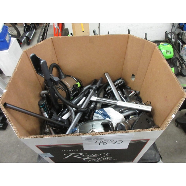 Skid of Assorted Vacuum Cleaner Parts - As Is