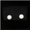 Image 1 : New 10KT Gold 3 CT Freshwater Pearl Earrings