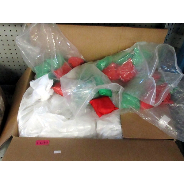 Large Lot of Bean Bags & Aerosol Can Caps