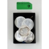 Image 1 : 5 x 1 Oz .9999 Silver 2011 Maple Leaf Coins 