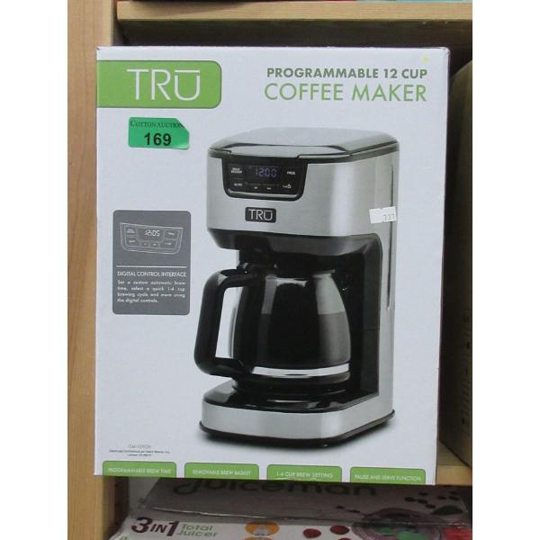 TRU Programmable 12 Cup Coffee Maker
