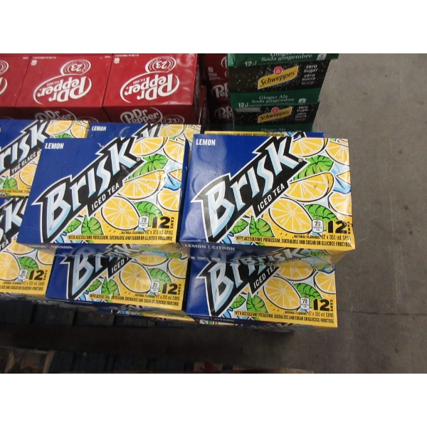 6 Cases of 70 Calorie Lemon Brisk Iced Tea 