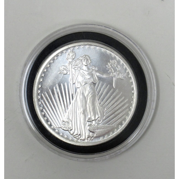 1 Oz .999 Silver St. Gaudens Round 