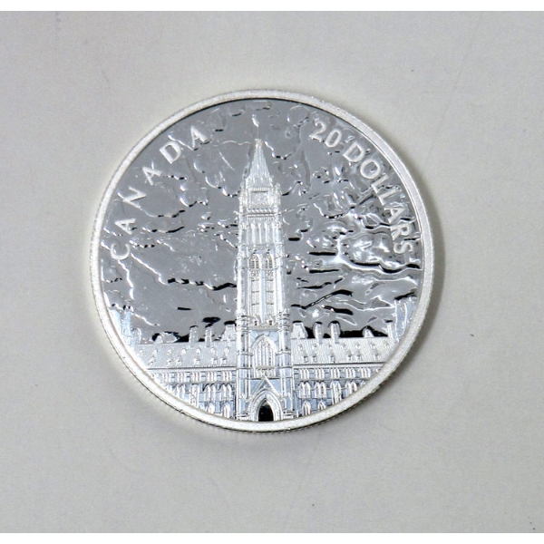 1 Oz .9999 Silver 2019 Canada Coin 