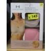 Image 1 : 4 Packs of 2 Halston Seamless Bras - Size Small