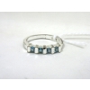 Image 2 : Three .925 Sterling Silver Crystal Gemstone Rings 