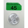 Image 1 : 1 Oz .9999 Silver 2020 Maple Leaf Coin 