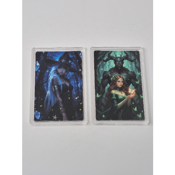 2 x 1 Oz .999 Copper Vixen Series Art Bars