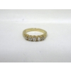 Image 1 : 14 KT Yellow Gold 5-Diamond Ring 