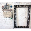 Image 1 : Large Cast Metal Frame & Metal Garden Sign
