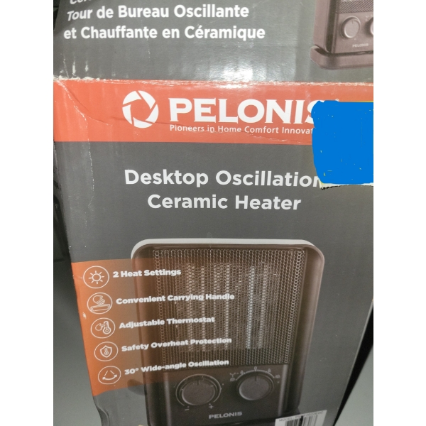 Pelonis Desktop Oscillation Ceramic Heater - Customer Return