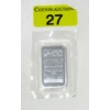Image 1 : 1 Oz .999 Silver Johnson Matthey Bar 
