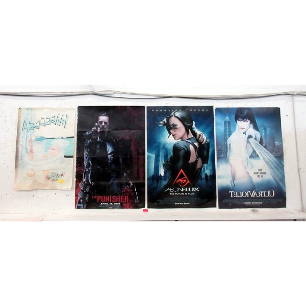 1 TV & 3 Movie Posters - Preowned - As Is