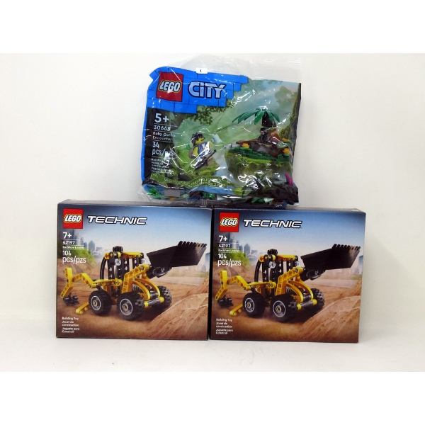 3 New LEGO Building Toy Sets - Age 5+ & 7+