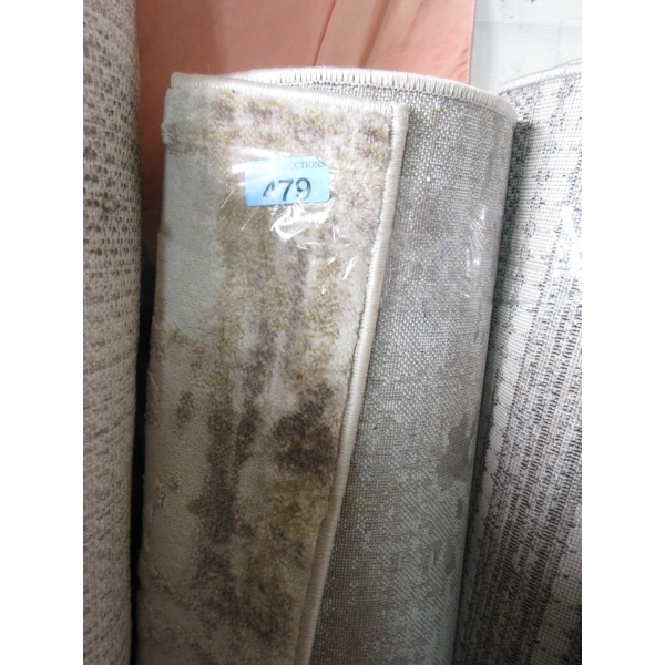 5' x 7' Neutral Sculpted Low Pile Area Carpet