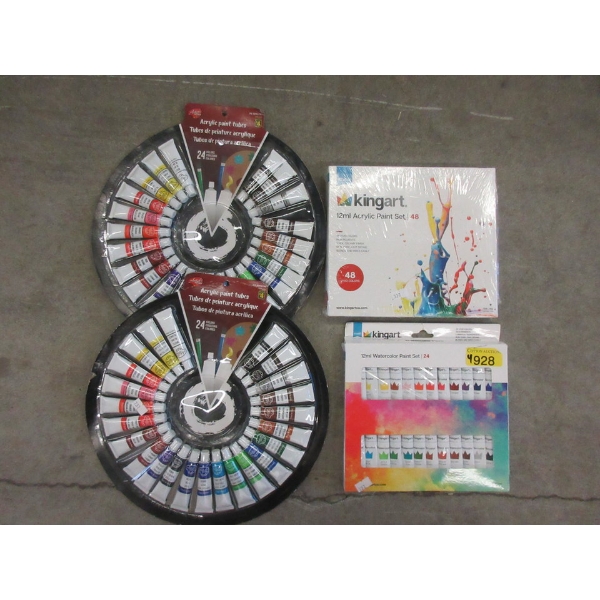 3 New Acrylic & 1 New Watercolour Set