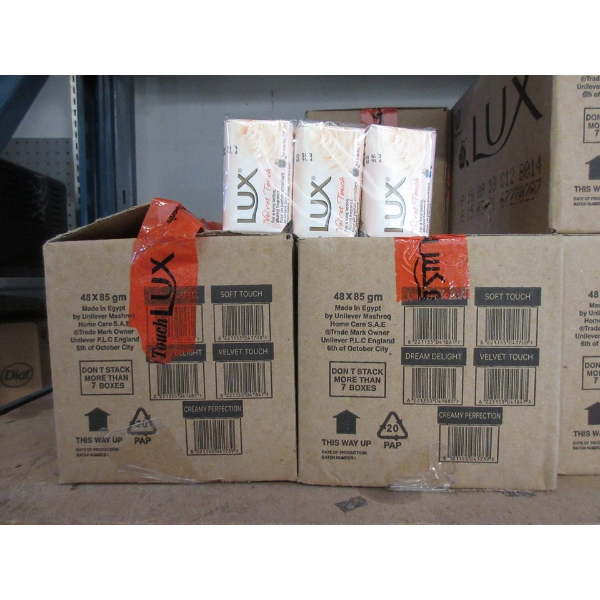 2 Cases of Lux "Velvet Touch" Scented Bar Soap