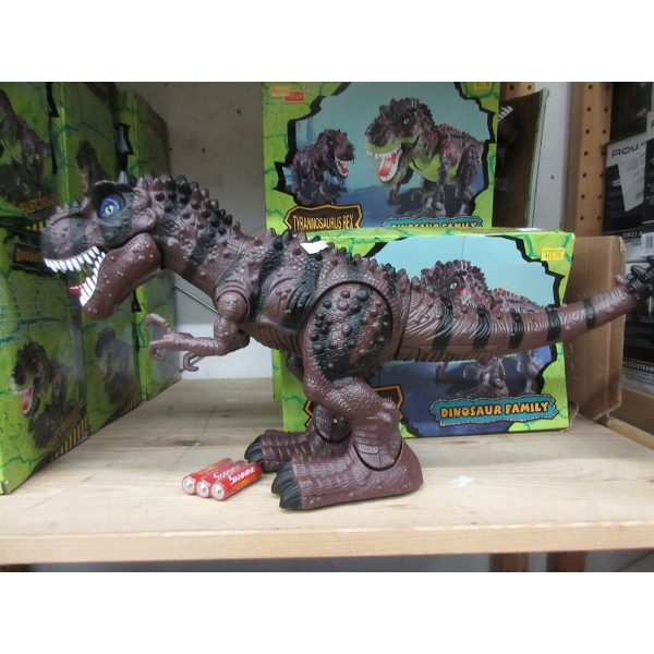 2 Walking & Talking Dinosaur Toys - Battery Operated