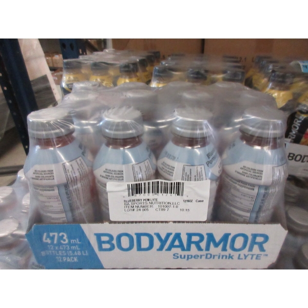 4 Cases of Body Armor Flavoured Super Drink Lyte