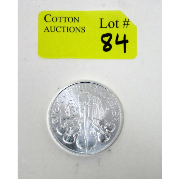 1 Oz .999 Silver 2021 Philharmoniker Coin 