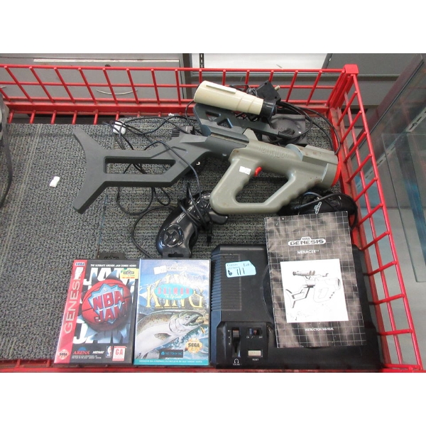 SEGA Genesis Console, Controllers & 2 Games