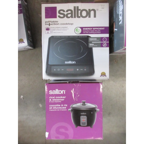 Salton Portable Induction Burner & Rice Cooker