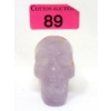 Image 1 : 716 Carat Hand Carved Amethyst Gemstone Skull