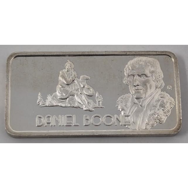 1 Oz .999 Silver Our Greatest Americans Bar